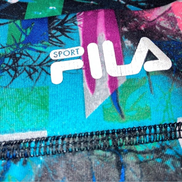 Fila Blue and Pink Artistic Leggings - Picture 10 of 11